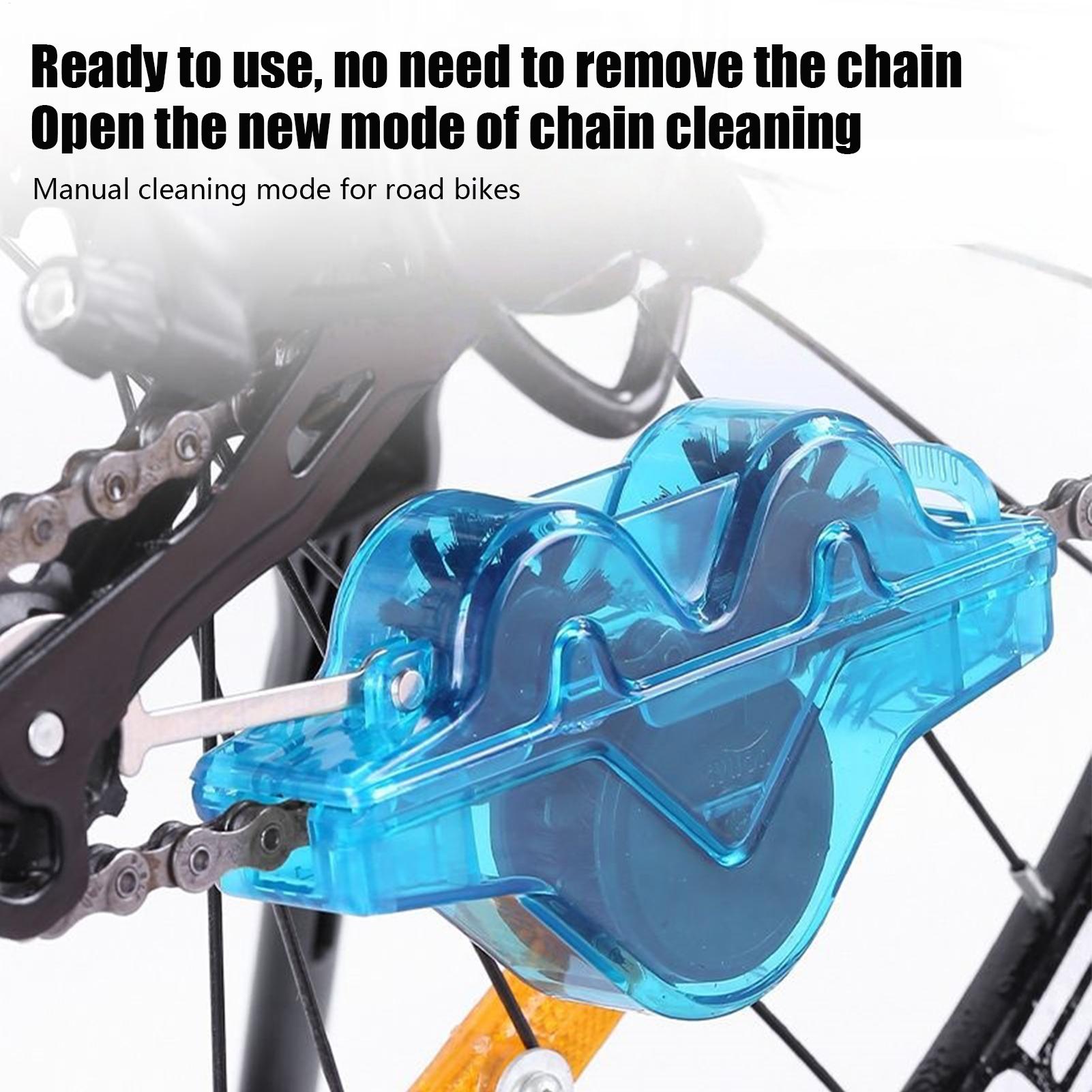 Bike Chain Cleaner - Set di Spazzole per Pulizia Catena