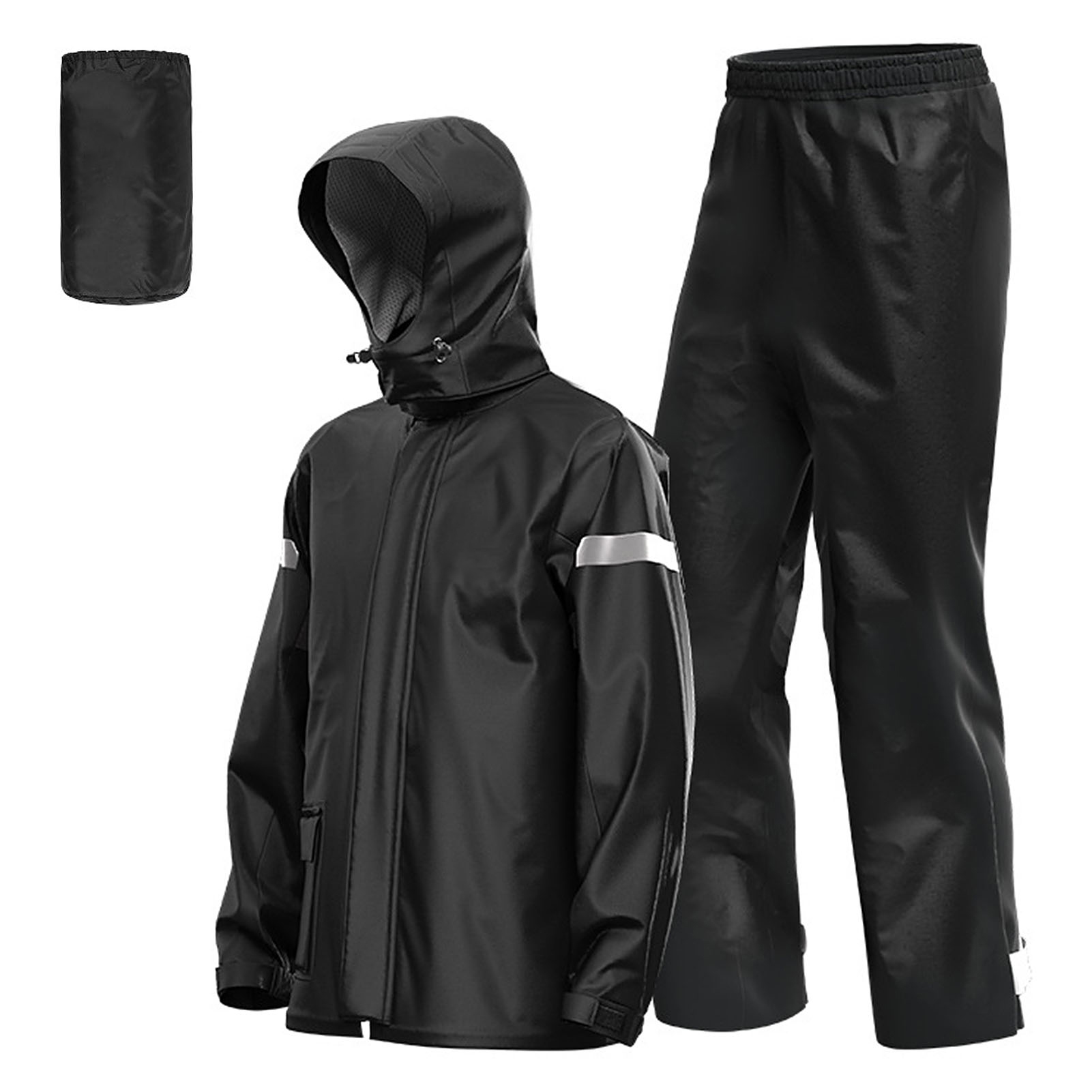 Cycling Gear Lycra - Completo Antipioggia per Moto da Uomo,