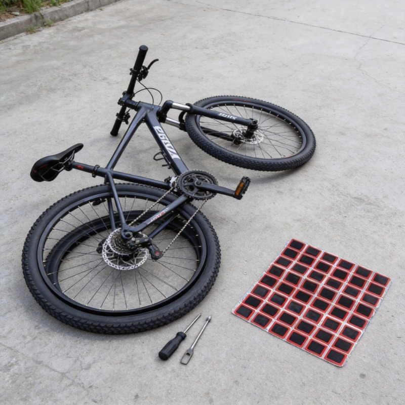 Bike Tube Repair Kit - Kit di Riparazione per Pneumatici di