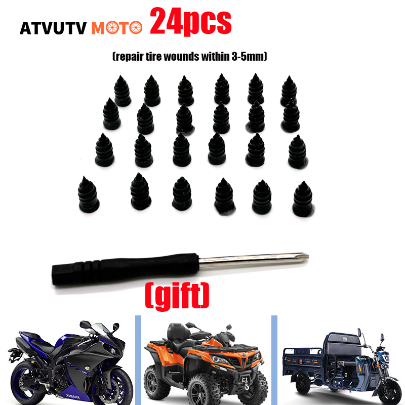 Bike Tube Repair Kit - 12PCS 24PCS Moto Vuoto Riparazione Pneumatici