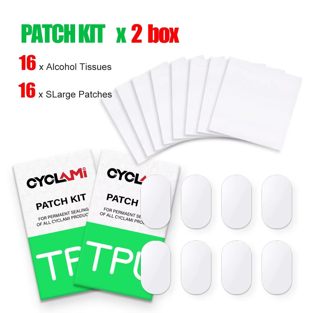 Bike Tube Repair Kit - CYCALMI 16/80 Pz Bici Camera D'aria