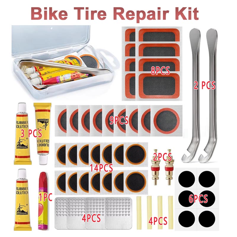 Bike Tube Repair Kit - Kit Riparazione Pneumatici Bici Universale Portatile