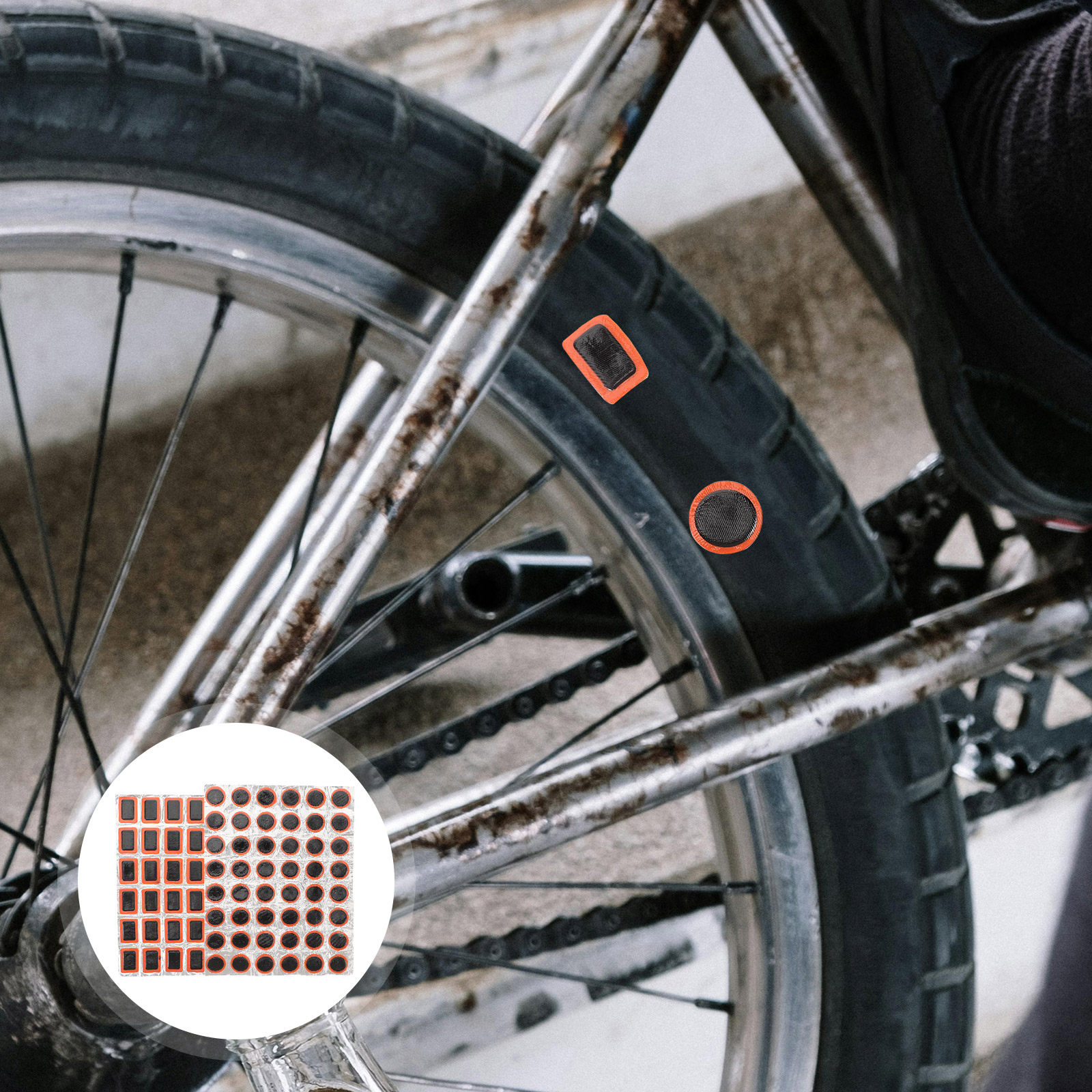 Bike Tube Repair Kit - Kit di Riparazione per Pneumatici Bici