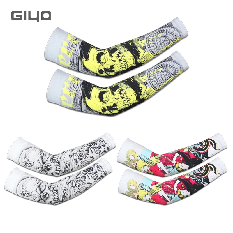 Cycling Gear Lycra - Manicotti Rinfrescanti in Tessuto Ghiaccio GIYO