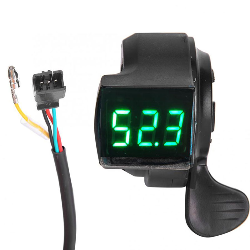 Cycling Gear Display - Bici elettrica E-bike thumb throttle lcd