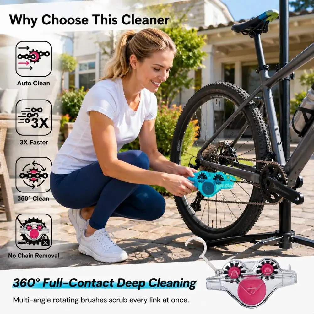 Strumento per la Pulizia della - Bike Chain Cleaner recensione e prezzo