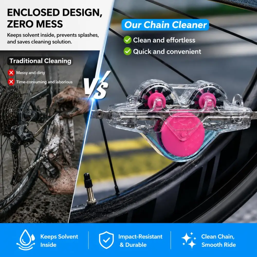 Strumento per la Pulizia della - Bike Chain Cleaner recensione e prezzo