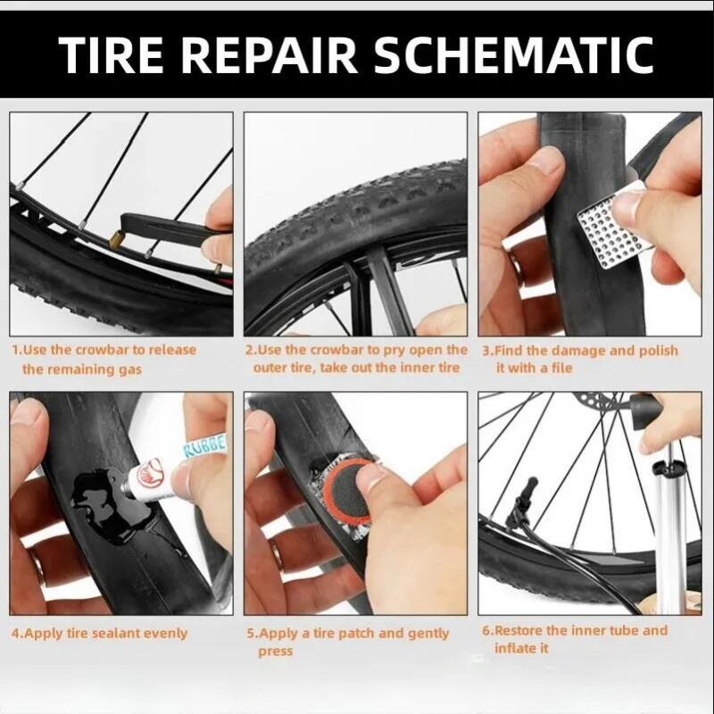 Kit di riparazione pneumatici  - Bike Tube Repair Kit recensione e prezzo