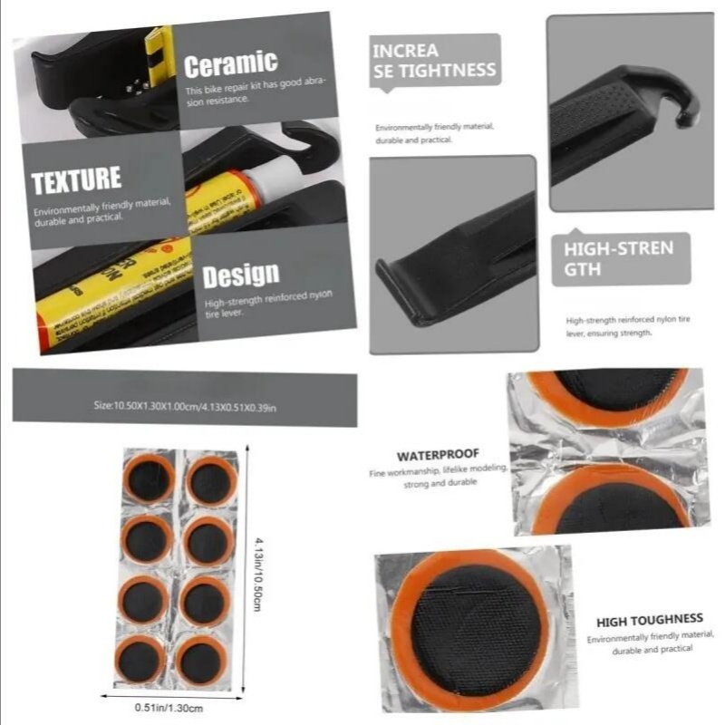 Kit di riparazione pneumatici  - Bike Tube Repair Kit recensione e prezzo
