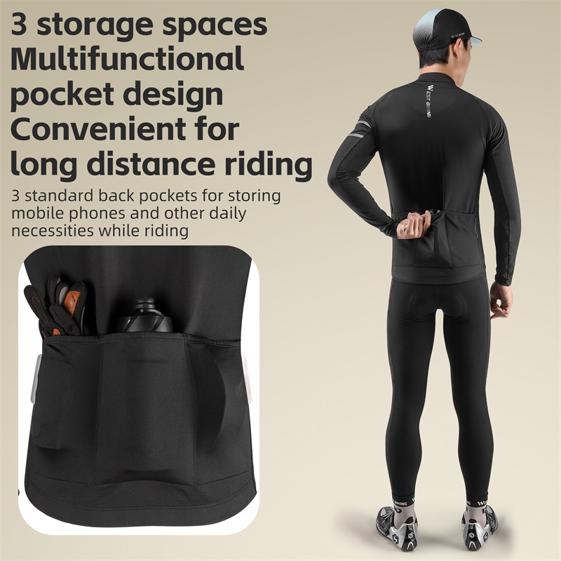 WEST BIKING Winter Fleece Cycl - Cycling Gear Lycra recensione e prezzo