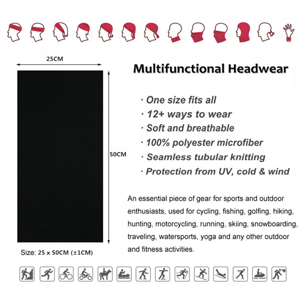 Bandane tinta unita senza cuci - Cycling Gear Usa recensione e prezzo