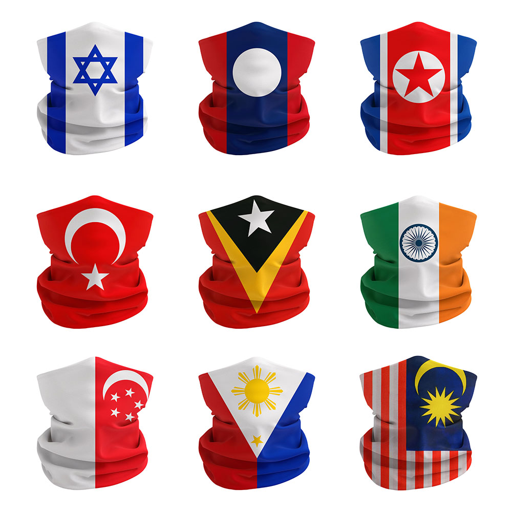 Bandana stampata con bandiere  - Philippines Cycling Gear recensione e prezzo